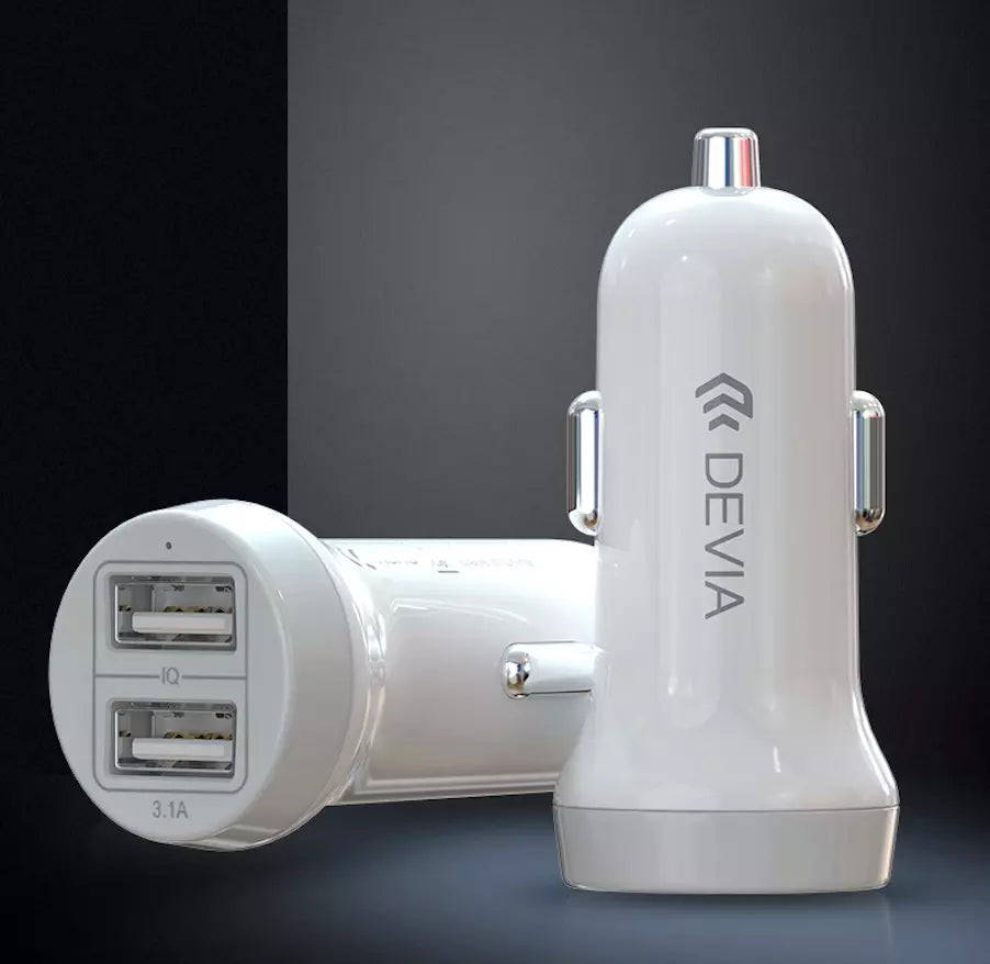 Dual USB Port Car Adapter (3.1A)